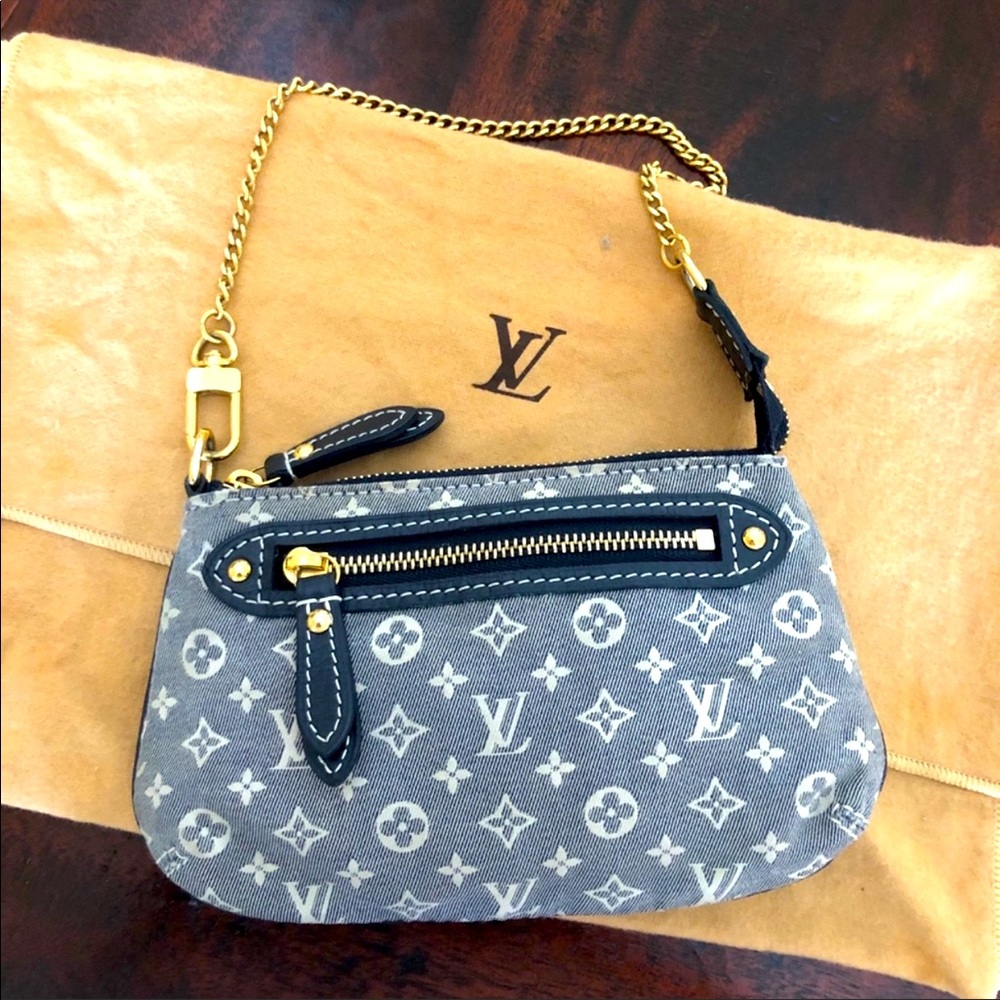 PRISTINE✨LOUIS VUITTON VTG Y2K MINI LIN POCHETTE